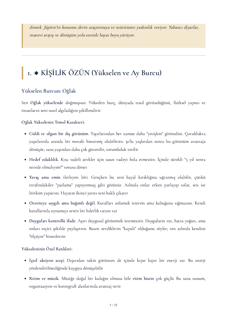 Kişilik özün